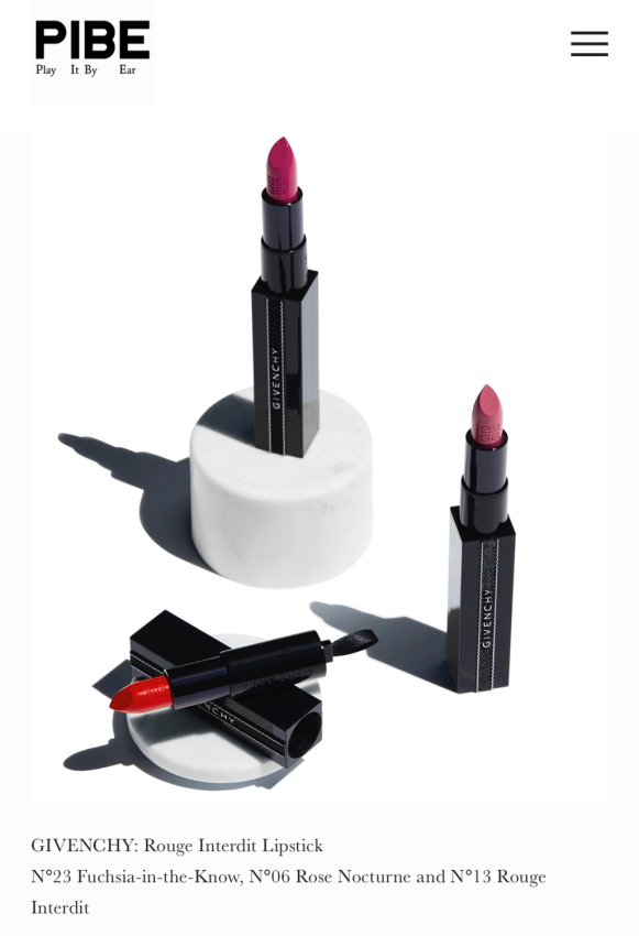 TRICIA HALL - PORTFOLIO - COSMETICS